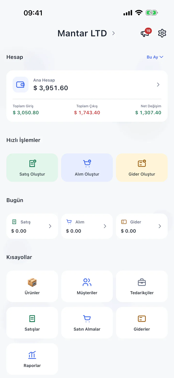 Salelog’u çalışırken görün 1